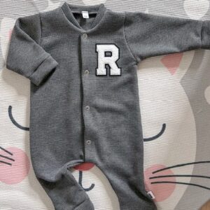 Boxpakje baby Revan grijze wafelstof | Maat 50-62