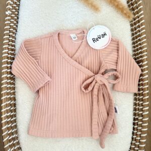 Overslagshirtje roze