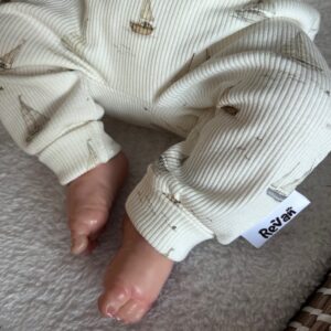 Broekje Zeilboot met bootjesprint tricot. | Maat 50-74