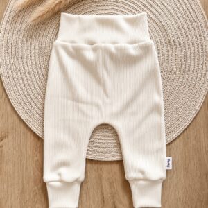 Broekje offwhite rib